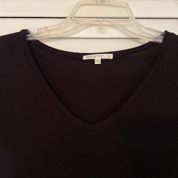 Black T-Shirt dress size small - Picture 3 of 4